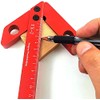 Namvo Woodworking Tool Line Gauge Aluminum 45/90 Degree Right Angle