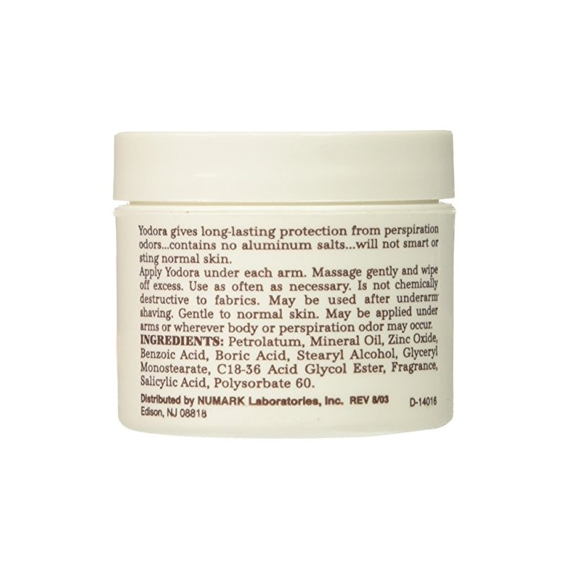 Yodora Deodorant Cream 2 oz (3 pack)