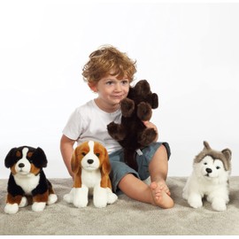 GIPSY Toys 071125 Sitting Dog 25 cm Bernese Mountain Dog Cuddly Toy for Children Available in 8 Different Models