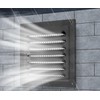 2pcs Attic Vent Soffit Vent Aluminum Wall Vent Metal Shed
