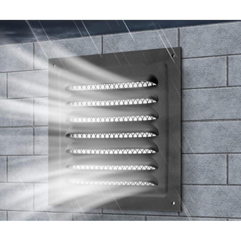 2pcs Attic Vent Soffit Vent Aluminum Wall Vent Metal Shed