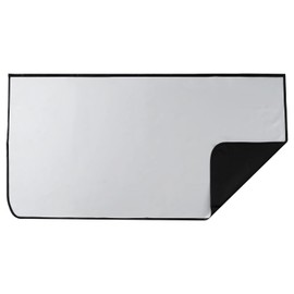 SEIWA Car Curtain, Easy Magnetic Curtain, LL Size (W x H x H): 41.3 x 21.7 inches (1050 x 550 mm), Z120, Easy Installation, Sun Shade, Uses Titanium Silver Coating Fabric, UV Protection, Total Light