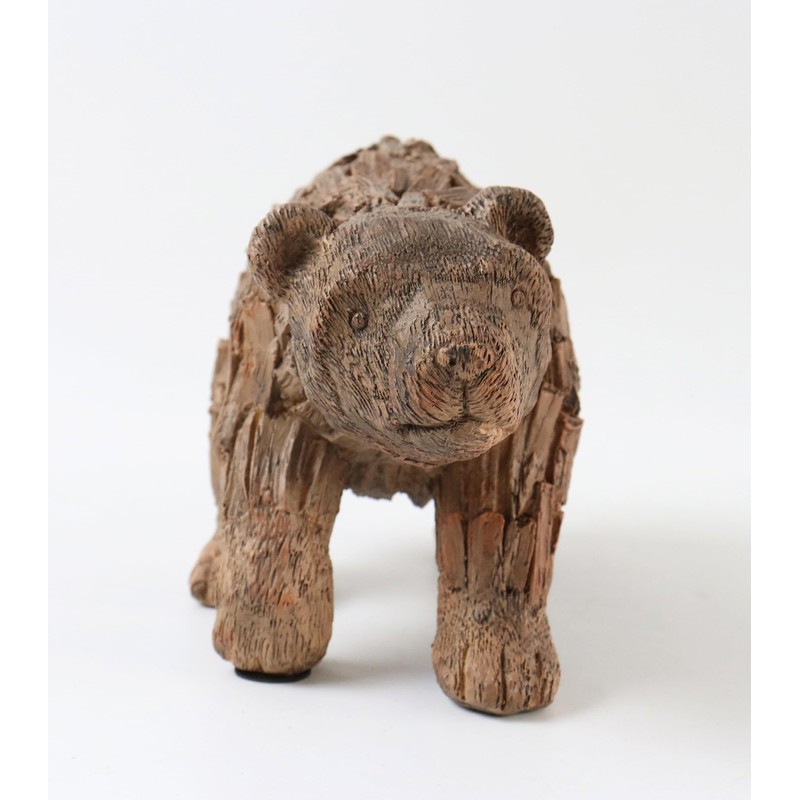 Hymmah Brown Bear Statue Home Decor Statue Rustic Home Decorations