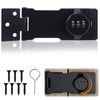 Erzekrim Hasp with Combination Lock 4.5 Inch Security Hasp with