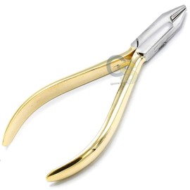 G.S Gold Plated Color Aderer 3 Jaw Pliers Wire Bending and Loop Forming Pliers