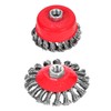 125 mm Wire Brushes for Angle Grinders, M14 125 mm