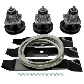 EPR Spindle Belt Blade Deck Rebuild Kit for Cub Cadet 46 inch LT 1045 1046 918-0660A 918-0660B 942-0644 954-04153A