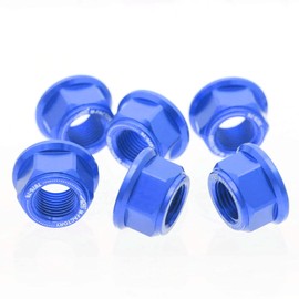 Blue CNC Racing Rear Sprocket Nuts Set For CBR1100XX CBR1000RR VFR800 Rebel 250 CB900F