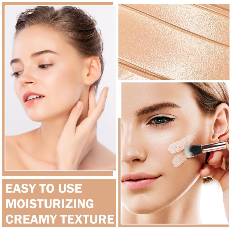 AOAZXBB Under Eye Concealer Full Coverage Colour Corrector for Dark