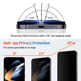 2 Pack Galaxy S22/S23 Matte Anti spy Privacy Screen Protector, 9H Tempered Glass,Anti-Glare Anti-Scratch, Smooth and Responsive Absolute, No Bubbles, High Definition Clear, With Installation Frame