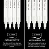 SFAIH Acrylic White Paint Pens - 8 Pack 2-3MM Medium