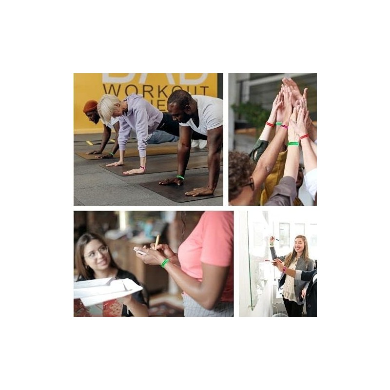 easyIDea Covid-19 Vaccination Durable Silicone Wristband (Purple with White Lettering)