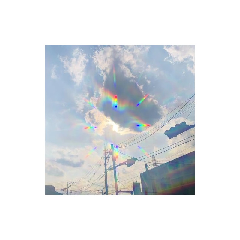 Prism Sheet R300 Refractive Rainbow 12.4 in (315 mm) Square