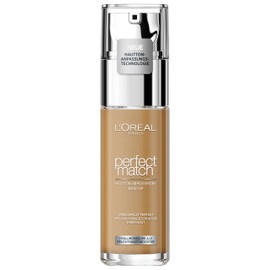 L'Oréal Paris Perfect Match Make-Up 8.D/8.W Golden Cappuccino, Liquid Foundation with Hyaluron and Aloe Vera, 30 ml.