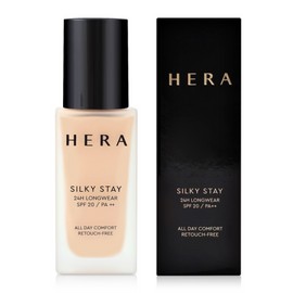 HERA 헤라 실키스테이 24H 롱웨어 파운데이션 30g / 19N1(라이트바닐라) Hera Silky Stay 24H Long Wear Foundation 30g / 19N1 (Light Vanilla)