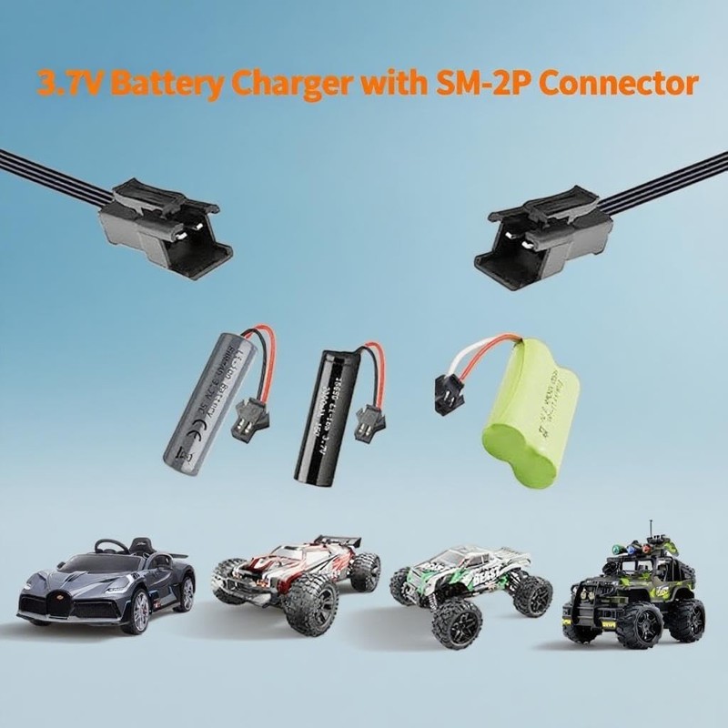 RC Toy Charger Cable for 3.7V Li-Po - SM-2P Plug