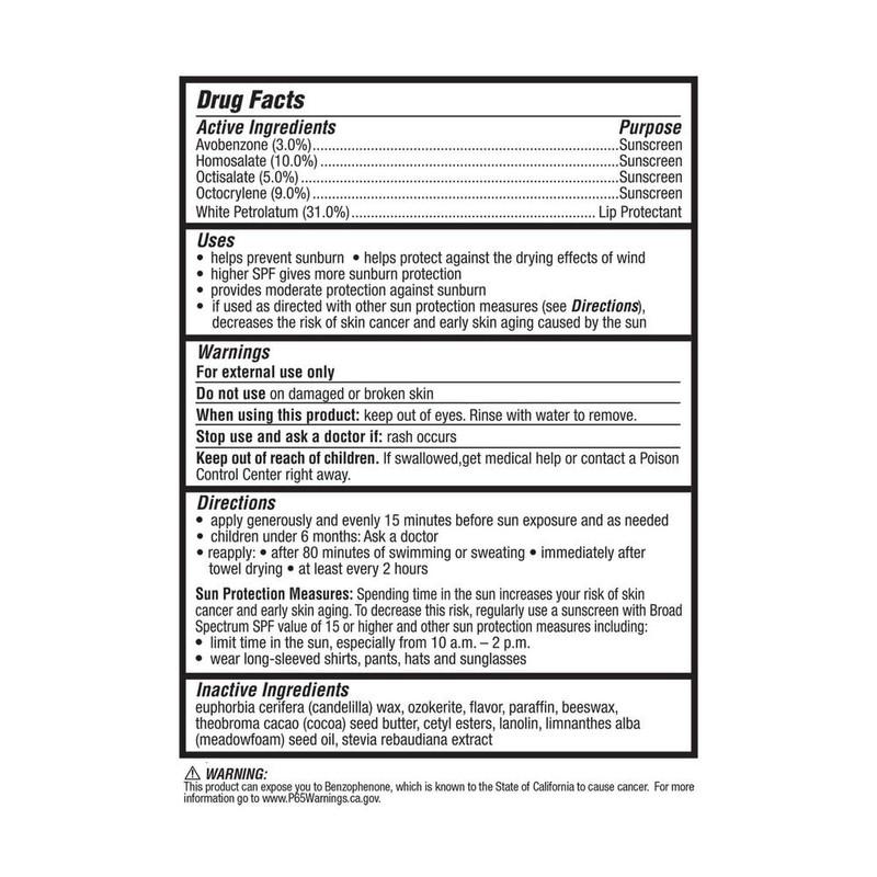 Carmex Weather Guard Moisturizing Lip Balm, SPF30, 0.15 oz (Pack