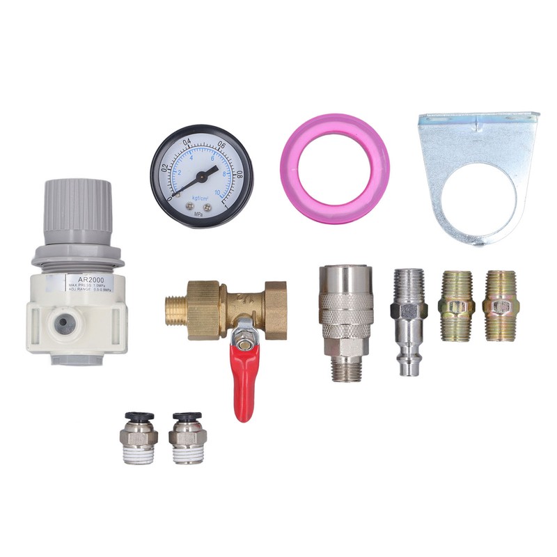 Air Compressor Replacement Pressure Regulator AR2000 1/2 Inch NPT Air