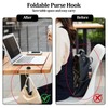 YFANITI Foldable Purse Hook for Table,3 PCS Handbag Storage Folding