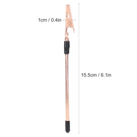 5Pcs Alligators Clips Rose Gold 6.1x0.4in Wire Alligators Clamp with Long-Tailed for DIY Card Photo Memo Picture