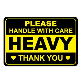 2x3" Heavy Warning Stickers for Shipping Mailing Cartons Adhesive Labels 200 Stickers