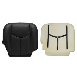 Priprilod 692 or 69i Dark Gray Passenger Side Bottom Replacement Seat Cover & Foam Cushion Compatible with Chevy Silverado Sierra Tahoe Suburban Avalanche Yukon Yukon XL 2003 2004 2005 2006