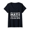 The Answer Is Eyelash Viper Funny Math Teacher Student V-Neck