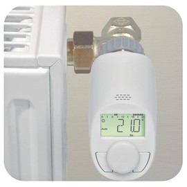 eqiva Electronic Radiator Thermostat Model N Set of 2 White