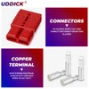 Uddick 2PCS 175A Battery Quick Connector with Dust Cover and