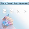Mulutoo 8000Pcs 3MM Resin Flatback Rhinestones, Glow in The Dark