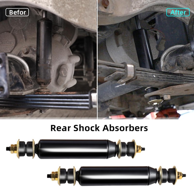 Roykaw Club Car DS Shocks Front and Rear Shock Absorbers