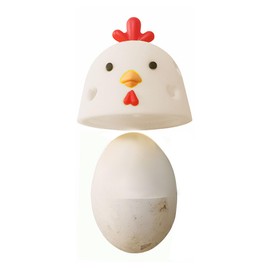 SanKristo Silikon-Ei-Reinigungsbürste 2 Pack, Hühnerkopf Geformt Frische Eierreiniger Reiniger Wiederverwendbar Multifunktionale, Ei Spinnerei Reiniger Bürste Gemüse Schrubber