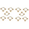 TC 22mm Solid Brass Construction Munsen Ring M10 Pipe Clip