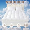 SHOUREN 4 Inch Memory Foam Mattress Topper Twin for Back
