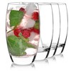 Luigi Bormioli Crescendo Highball Glasses, Set of 4-20 Oz Lead-Free
