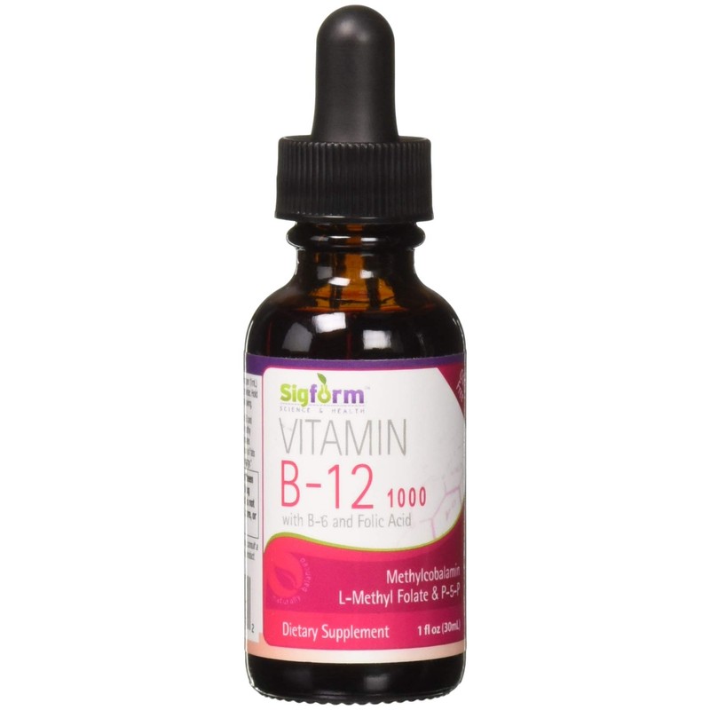 SIGFORM Vitamin B12 1000 Sublingual, 0.02 Pound