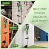 Power Tool Organizer Wall Mount, Lawn Tool Storage Rack for