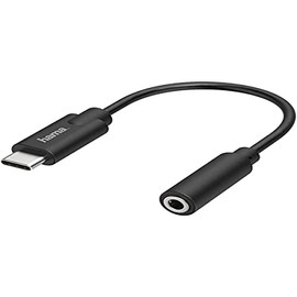 Hama Audio Adapter, USB-C Male to 3.5 mm Jack Female, Stereo