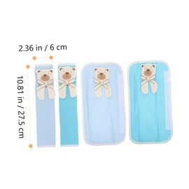 Gadpiparty 4pcs Decorative Fridge Door Handle Covers Anti-Static Protector for Refrigerators Freezers and Appliances Comfortable Touch Machine Washable