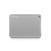 Toshiba Canvio Connect II 2TB Portable Hard Drive, Silver (HDTC820XC3C1)