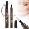 2pcs Eyebrow Pencil, 3D Microblading Eyebrow Pen Contouring Pen, Waterproof