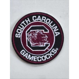 USC South Carolina Gamecocks Vintage Embroidered Iron On Patch  3” X 3”