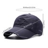 [Tidyworm] メッシュキャップ メンズ 深め つば広 大きいサイズ 野球帽子 春夏 通気 速乾
