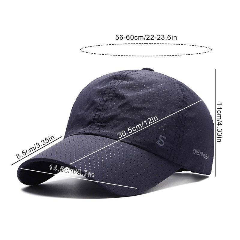 [Tidyworm] メッシュキャップ メンズ 深め つば広 大きいサイズ 野球帽子 春夏 通気 速乾