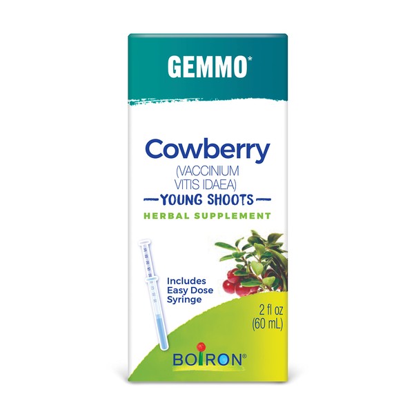 Gemmotherapy Cowberry Young Shoots Boiron 2 fl oz (60 ml) Liquid