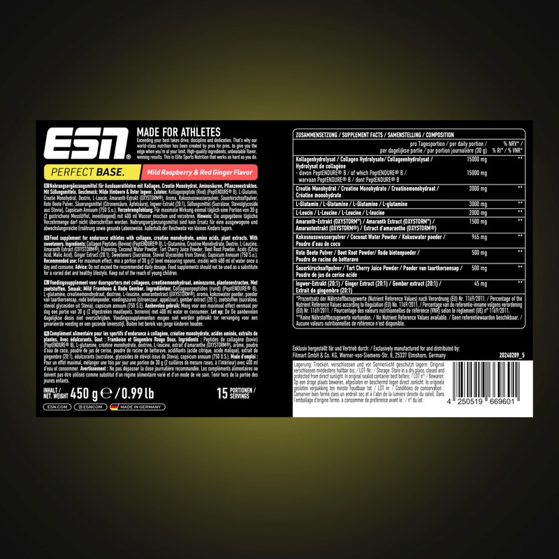 ESN Perfect Base, 450 g, 15 Servings, All In One