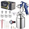 Throohills Siphon Feed Spray Gun Set for Piant with 1.4/1.7/2.0mm