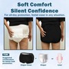 Adult Diaper Covers Waterproof, Reusable Plastic Rubber Pants for Incontinence,