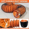 32FT Ducting Hose 10 Inch PVC Flexible Duct Hosing with