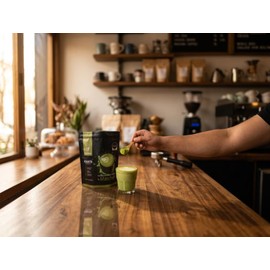 Kianta Cafetzin Matcha Latte 900g con Matcha Natural  rinde hasta 60 tazas sin saborizante ni colorantes artifiviales                                 